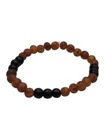 Load image into Gallery viewer, Amber + Shungite: Radiation Blocker Bracelet
