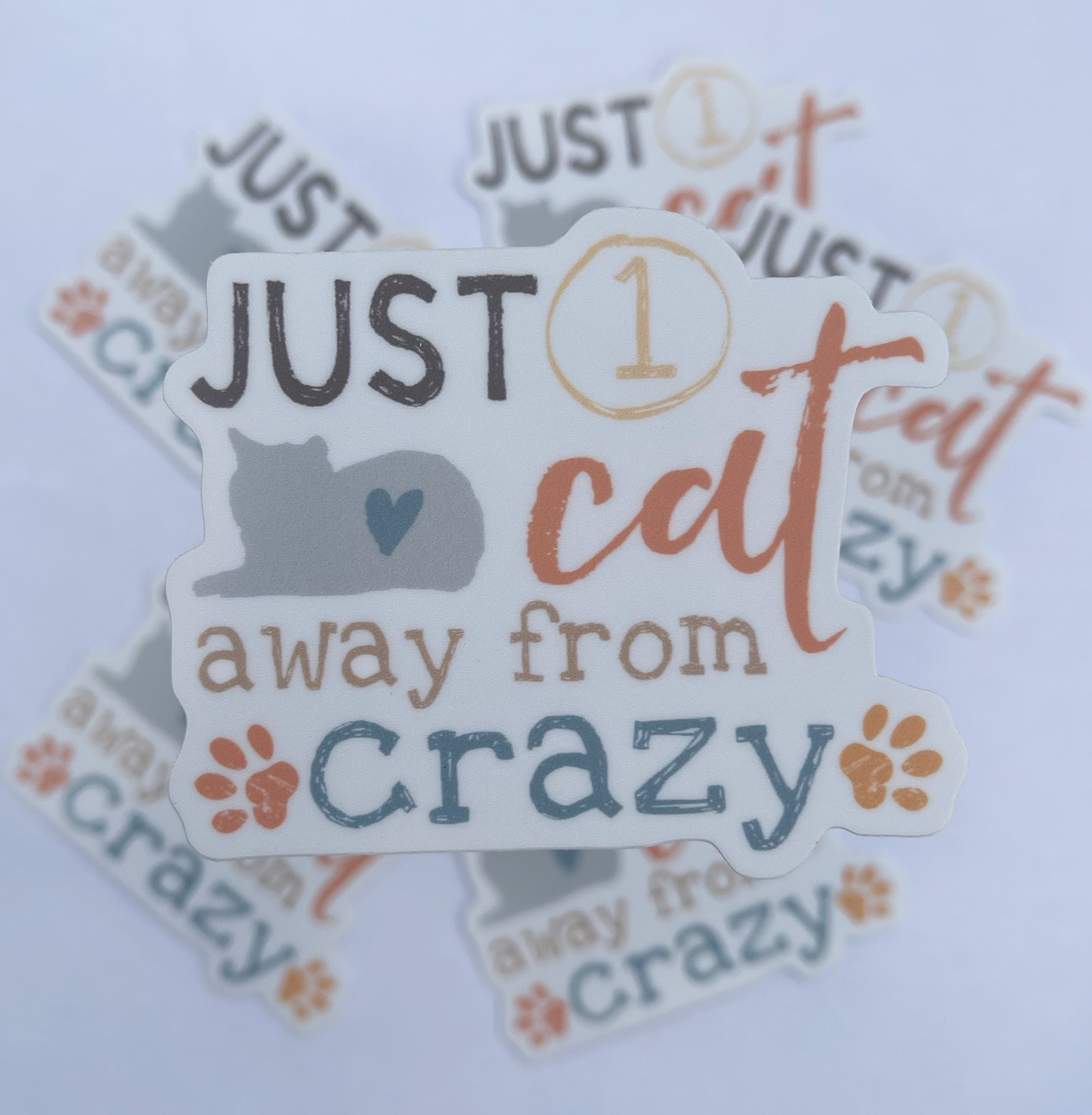 Cat Crazy Sticker
