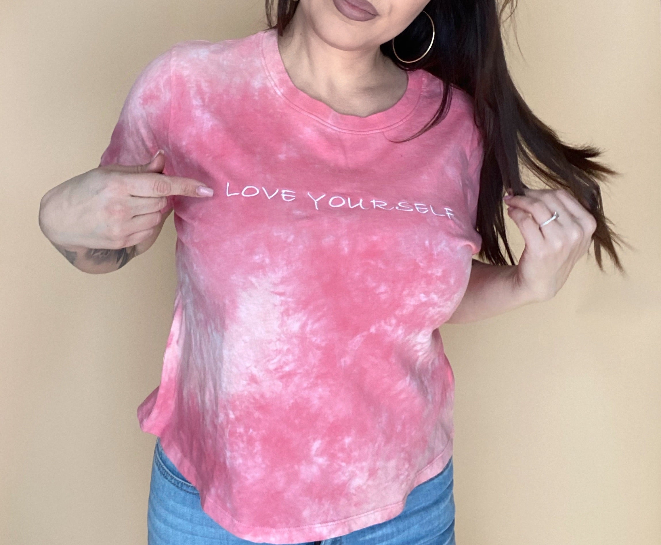 Women’s Pink Dye Shirt