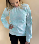 Load image into Gallery viewer, Minty Tie Dye Adult Crewneck
