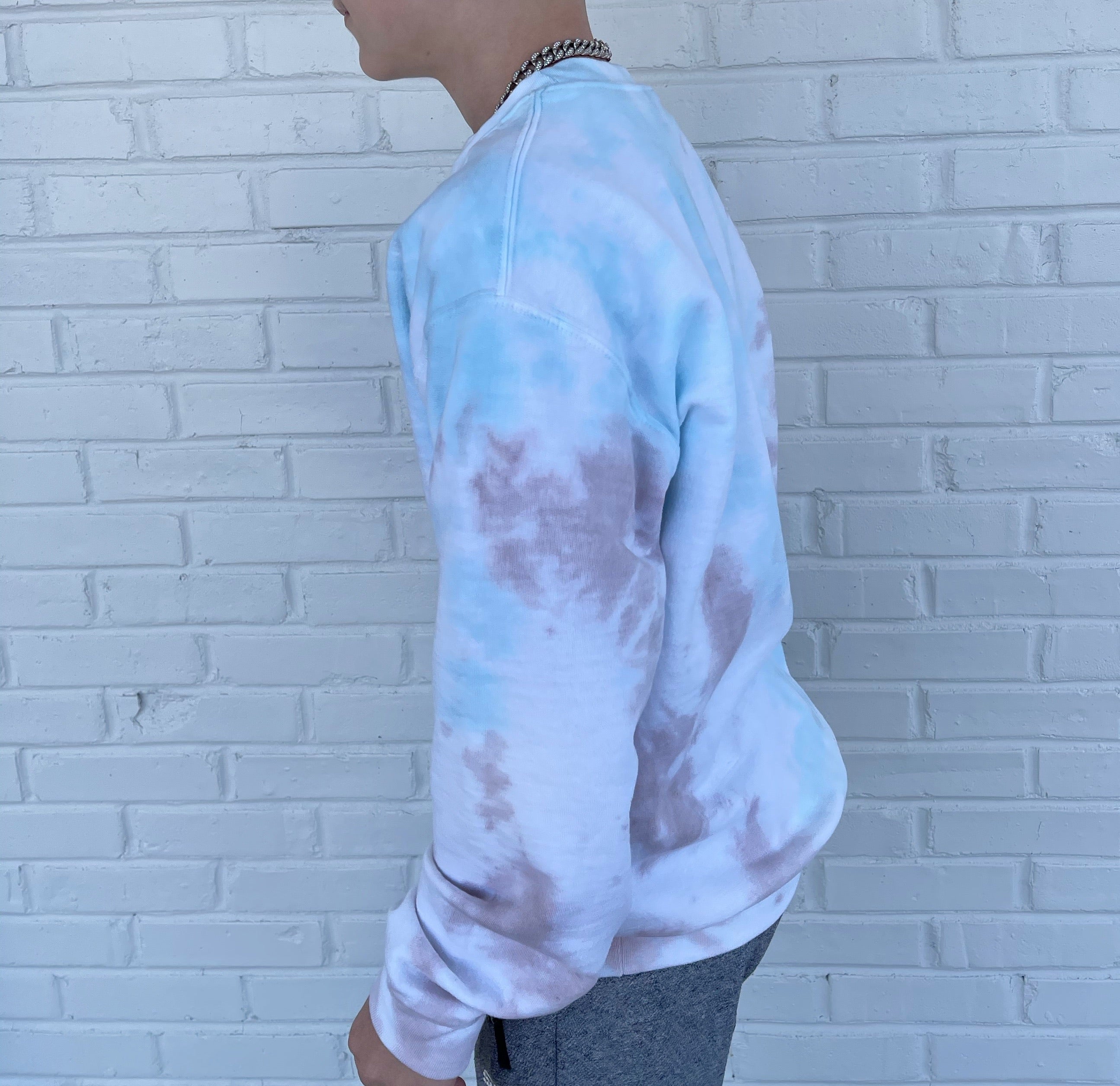 Beachy Adult Tie Dye Crewneck