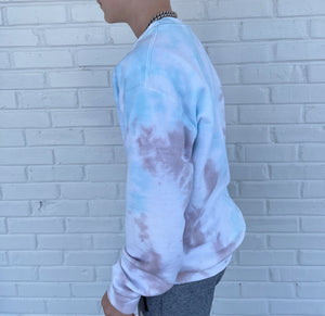 Beachy Adult Tie Dye Crewneck