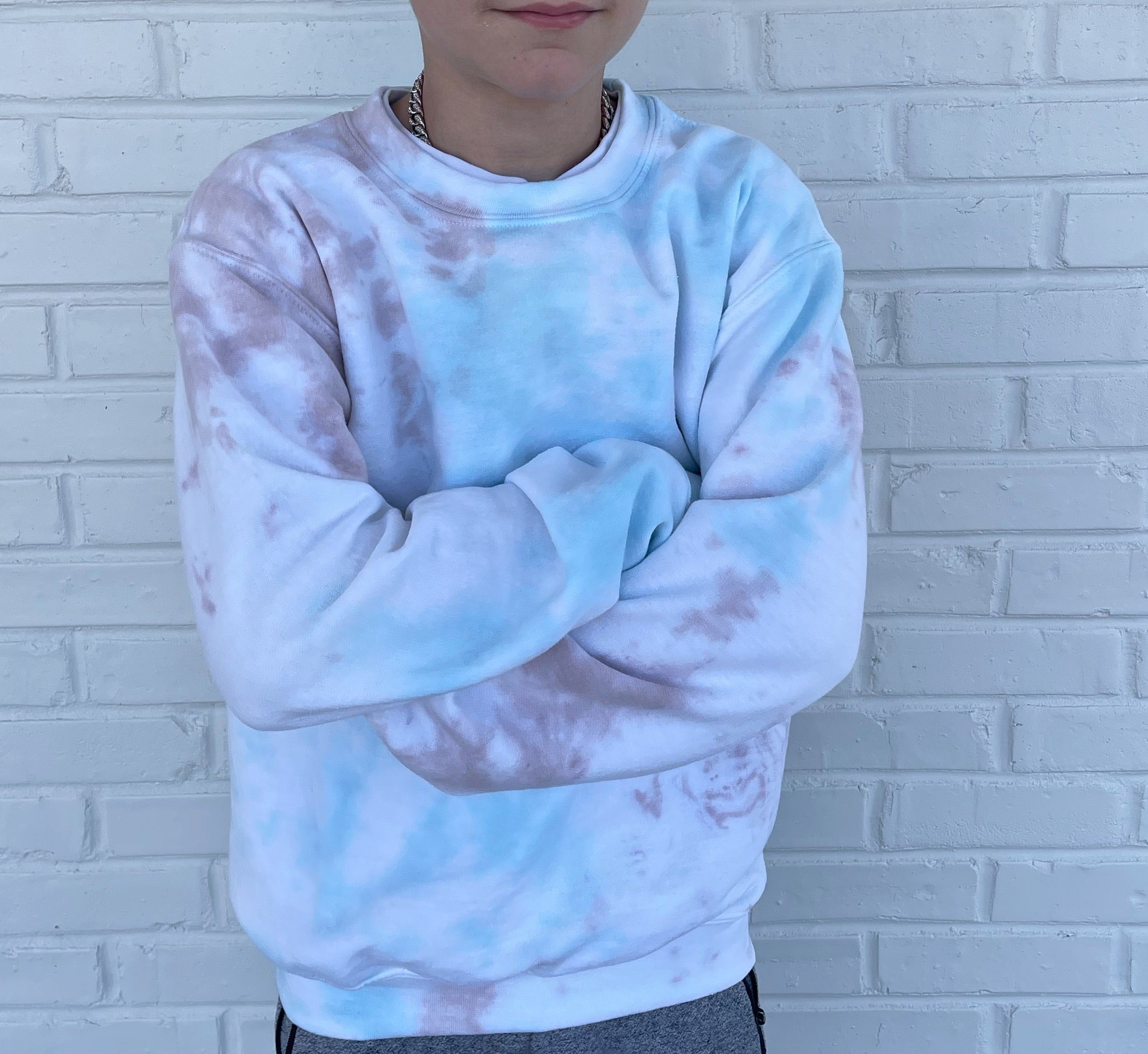 Beachy Adult Tie Dye Crewneck