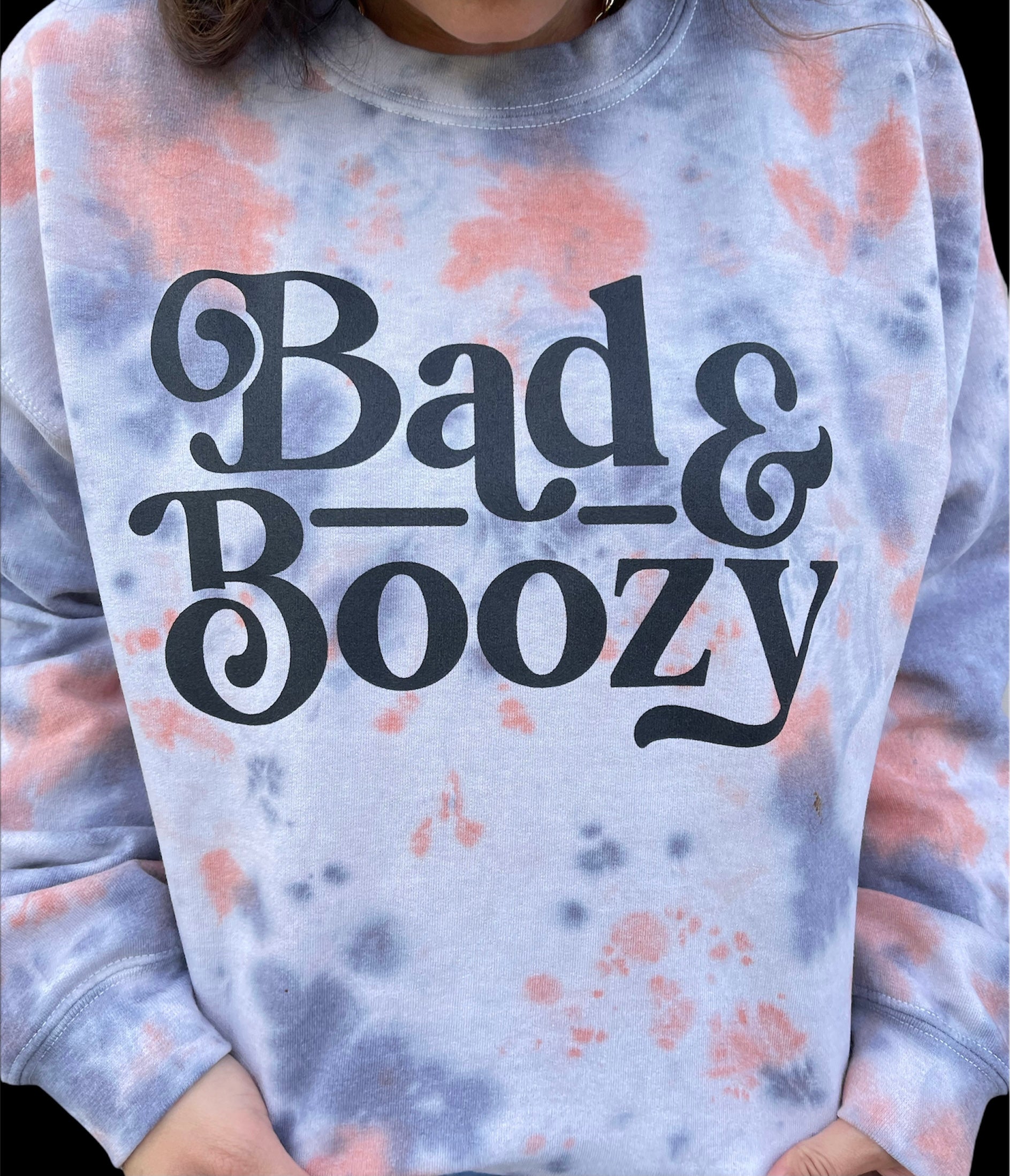 Bad and Boozy Adult Crewneck